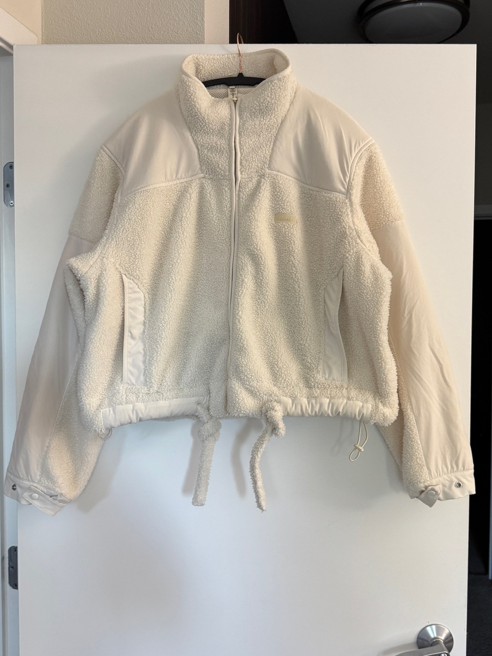 Skims TEDDY BOXY ZIP UP | ECRU - ECRU / S x 1